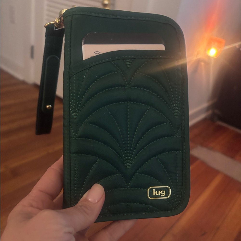 Green Phone Wallet Case